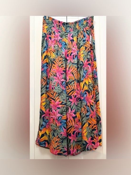 Other - Swimsuit Coverup Pants Women's Tropical Floral Multi Print Sz 1X NEW!